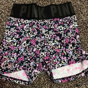 VS PINK spandex shorts